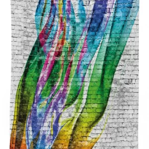 Colorful Retro 3D Printed Tablecloth Table Decor 1 colorful retro 3d printed tablecloth table decor 1013