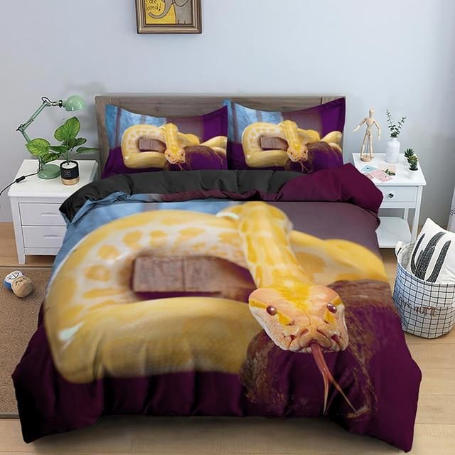 Colorful Snake Duvet Cover Bedding Set colorful snake duvet cover bedding set 5353