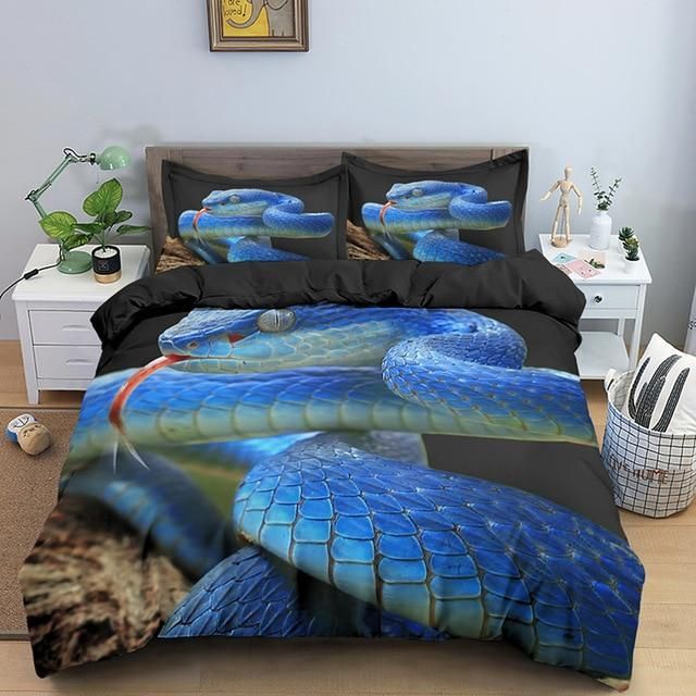Colorful Snake Duvet Cover Bedding Set colorful snake duvet cover bedding set 5778