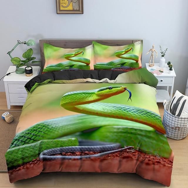 Colorful Snake Duvet Cover Bedding Set colorful snake duvet cover bedding set 7485
