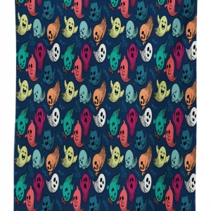 colorful spooky ghosts 3d printed tablecloth table decor 5545