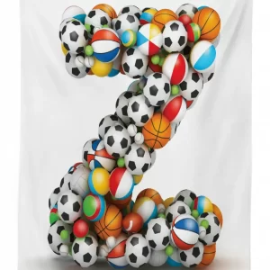 Colorful Sports Balls 3D Printed Tablecloth Table Decor 1 colorful sports balls 3d printed tablecloth table decor 4176