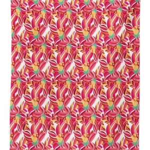 colorful striped petals 3d printed tablecloth table decor 8001