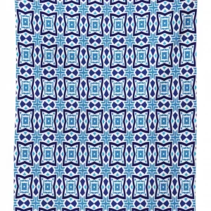 composition tiles grid 3d printed tablecloth table decor 8401