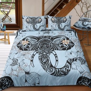 cool black wolf printed bedding set bedroom decor 8201