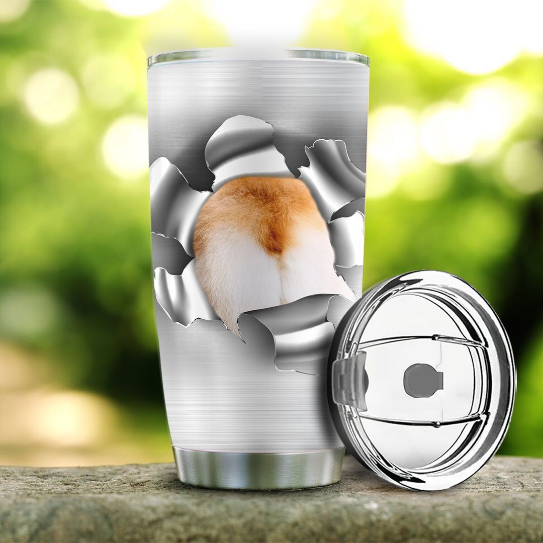 Corgi Break The Tumbler Personalized Stainless Steel Tumbler corgi break the tumbler personalized stainless steel tumbler 3020