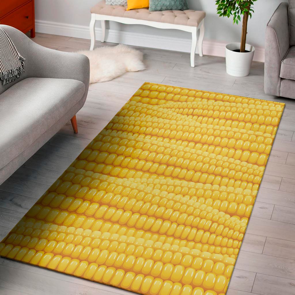 Corn Pattern Print Area Rug Floor Decor corn pattern print area rug floor decor 2529