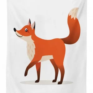 coyote graphic 3d printed tablecloth table decor 7558