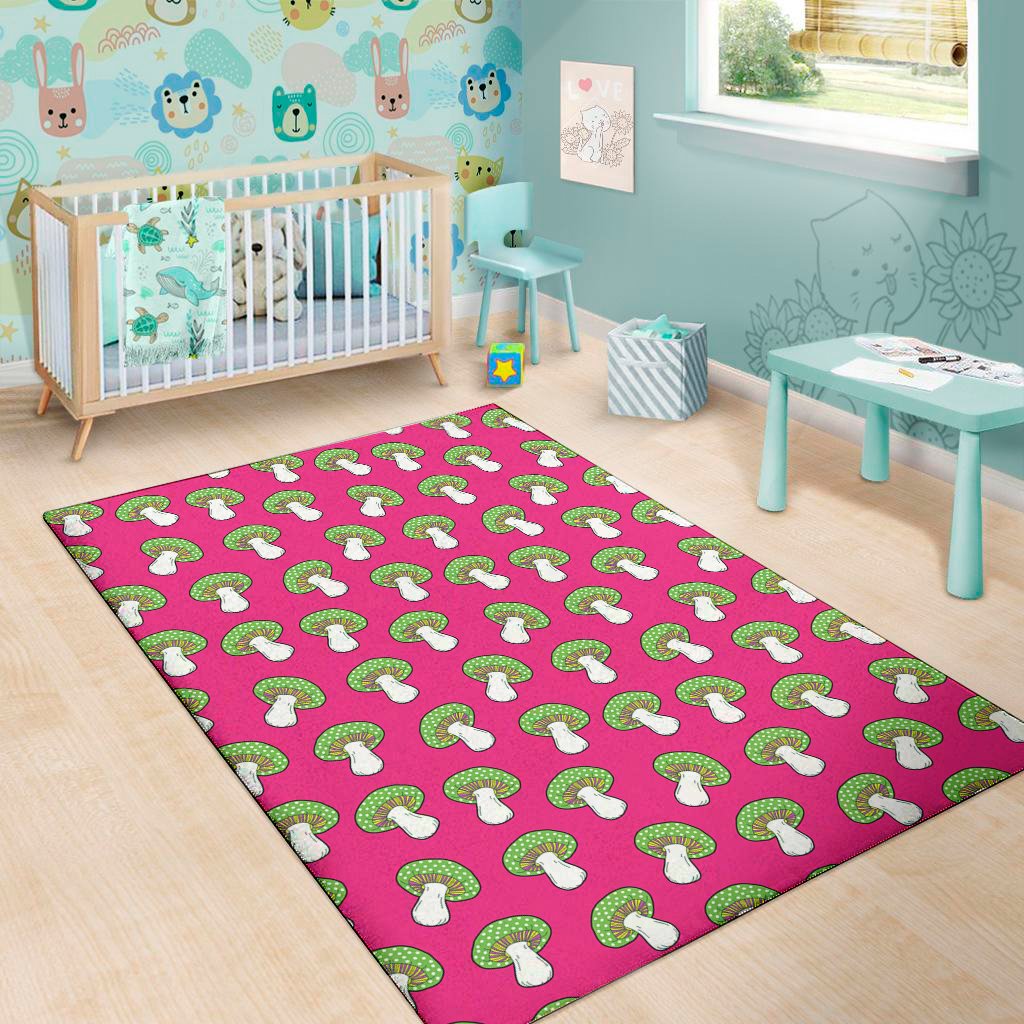 Crazy Mushroom Pattern Print Area Rug Floor Decor crazy mushroom pattern print area rug floor decor 5629