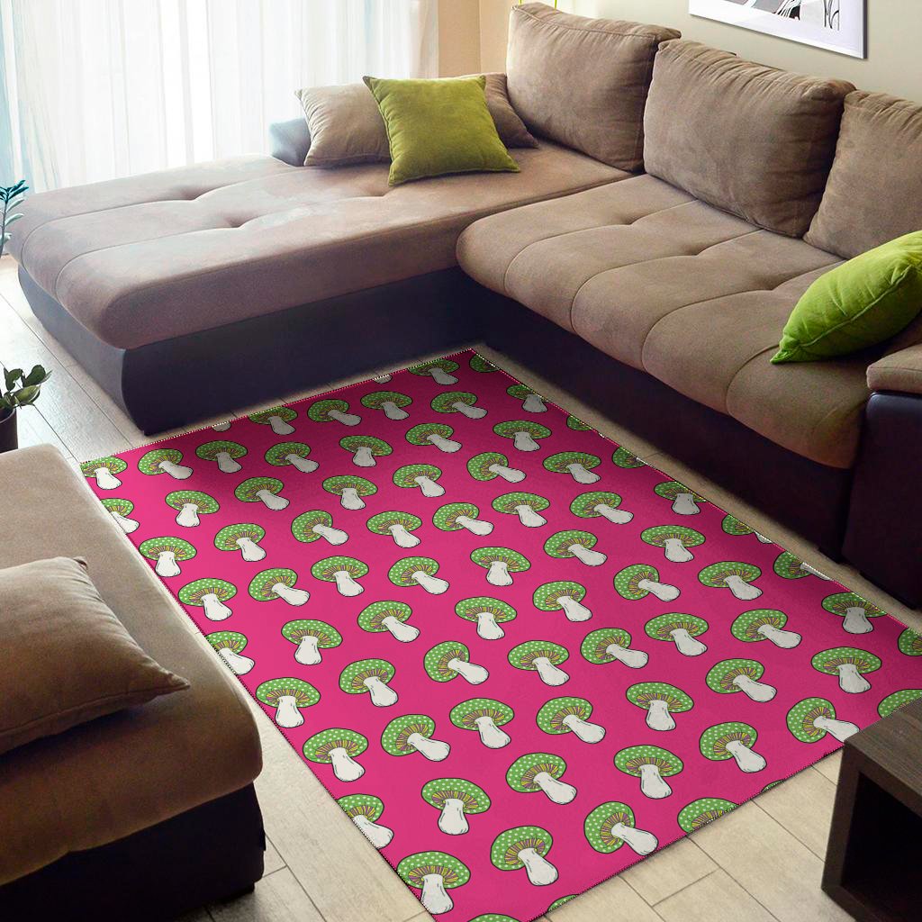 Crazy Mushroom Pattern Print Area Rug Floor Decor crazy mushroom pattern print area rug floor decor 7678