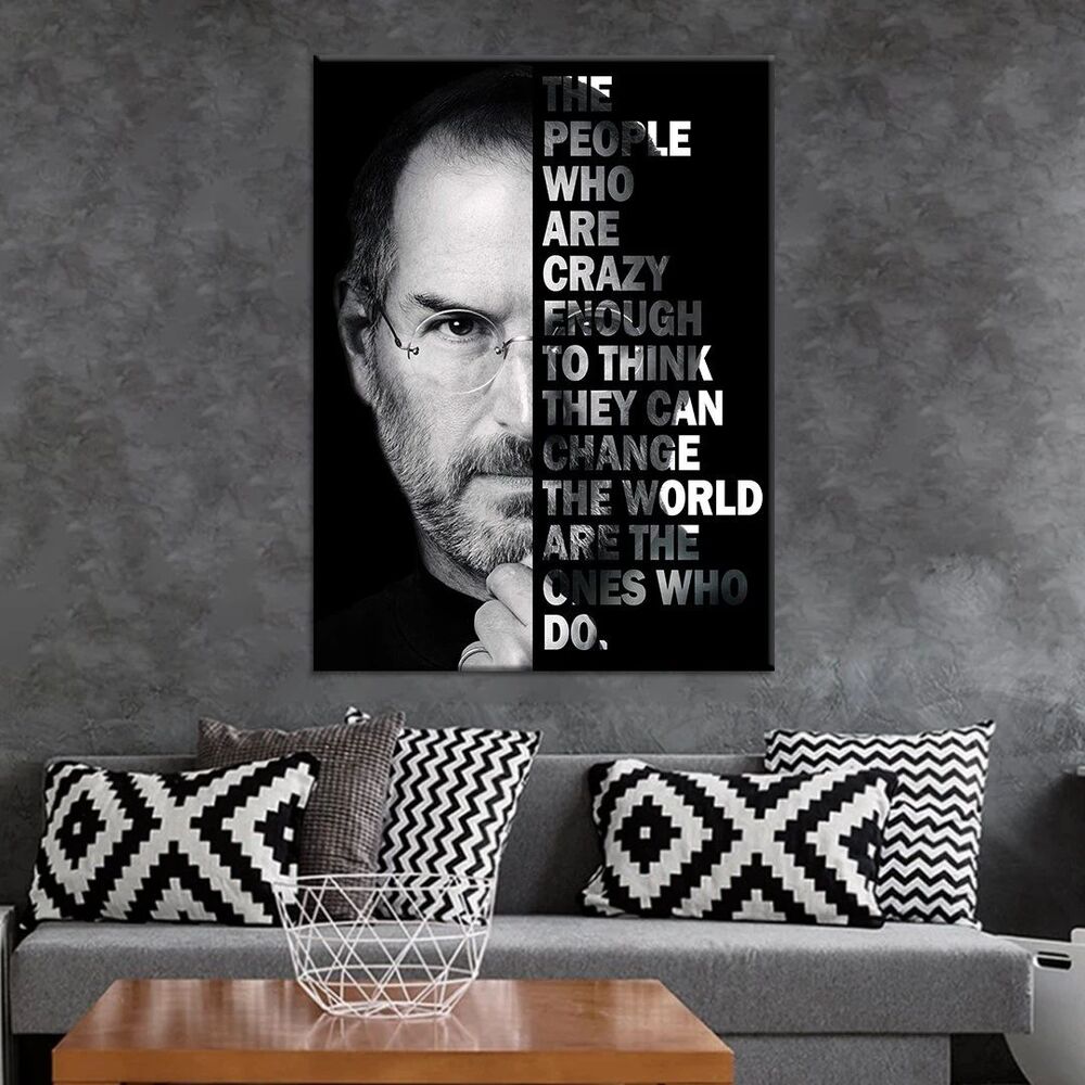Crazy People Motivational Positive Canvas Print - Wall Art Decor crazy people motivational positive canvas print wall art decor 6906