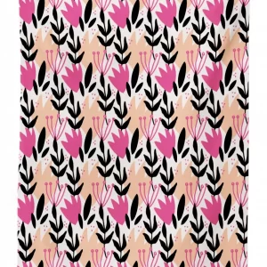 creative botanical motif 3d printed tablecloth table decor 6429