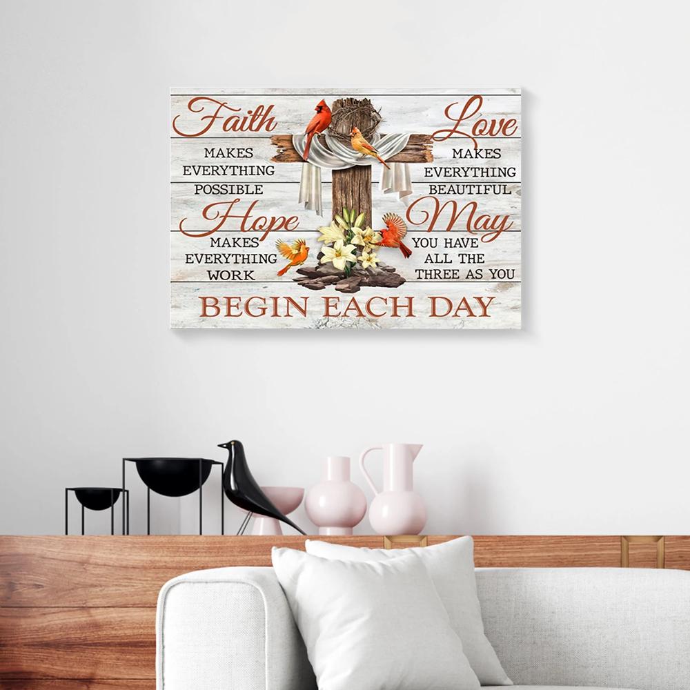 Cross Cardinal Canvas Prints - Wall Art Decor cross cardinal canvas prints wall art decor 2352