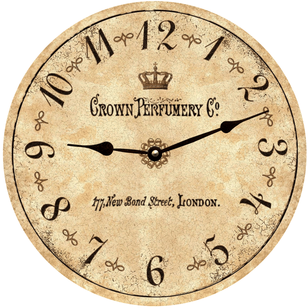 Crown Perfumery New Bond Street London Wall Clock Decoration Gift crown perfumery new bond street london wall clock decoration gift 3636
