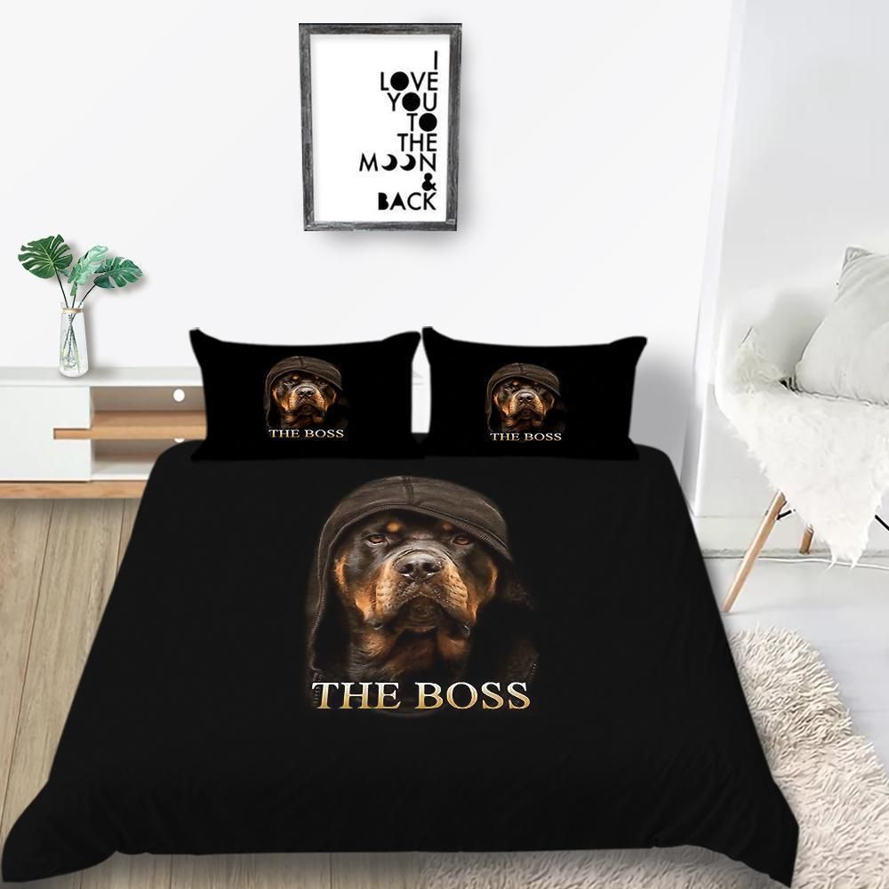 Cute Dogs Printed Bedding Set Bedroom Decor cute dogs printed bedding set bedroom decor 8982