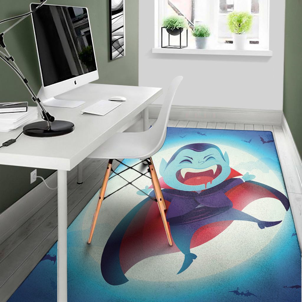 cute dracula print area rug floor decor 7535