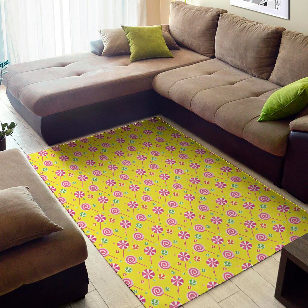 Cute Lollipop Pattern Print Area Rug Floor Decor cute lollipop pattern print area rug floor decor 3004
