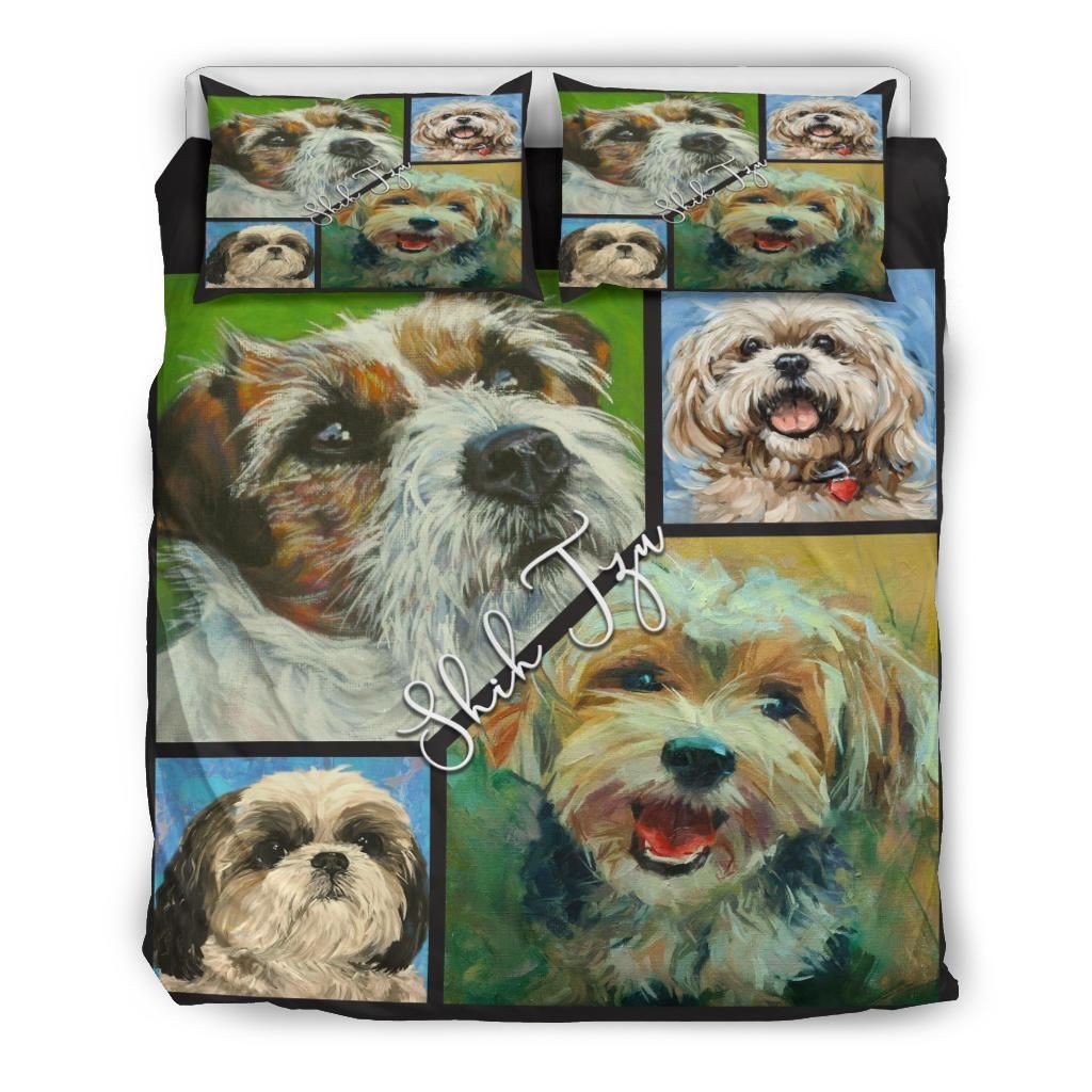 Cute Shih Tzu Bedding Set Bedroom Decor cute shih tzu bedding set bedroom decor 6300