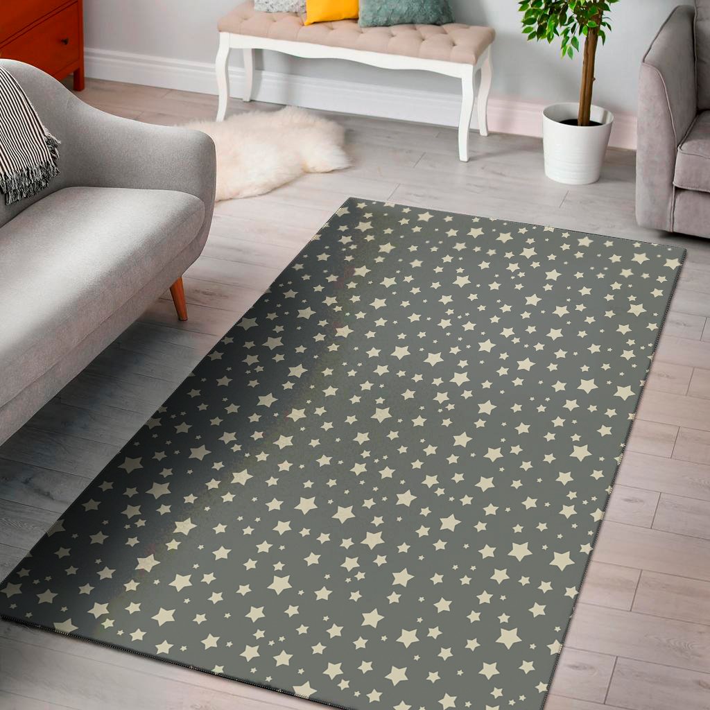 cute star pattern print area rug floor decor 8988