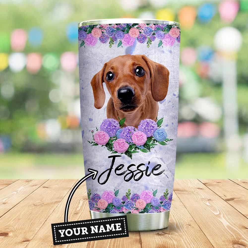 Dachshund Mom Kinda Busy Personalized Stainless Steel Tumbler dachshund mom kinda busy personalized stainless steel tumbler 1571