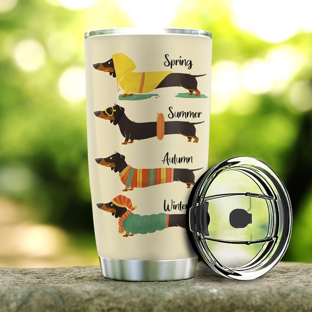Dachshund Personalized Stainless Steel Tumbler dachshund personalized stainless steel tumbler 2170