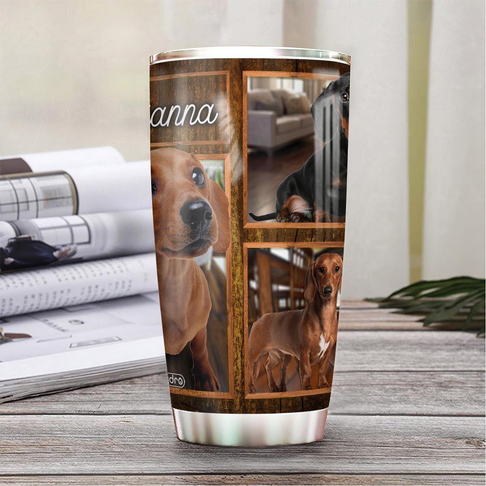 Dachshund Personalized Stainless Steel Tumbler dachshund personalized stainless steel tumbler 2820