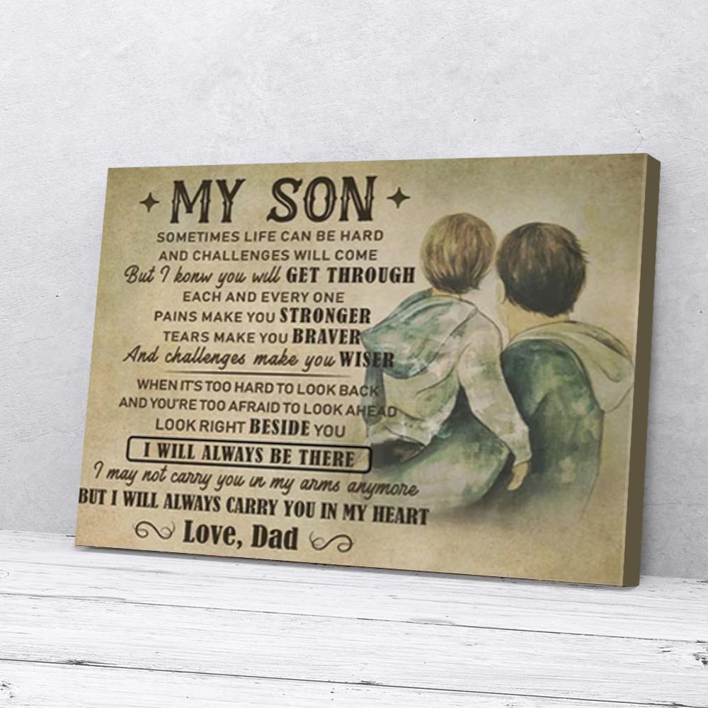Dad And Son Canvas Prints - Wall Art Decor dad and son canvas prints wall art decor 3885