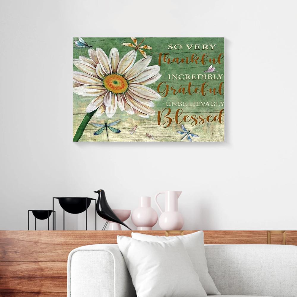 Daisy Dragonflies Canvas Prints - Wall Art Decor daisy dragonflies canvas prints wall art decor 8099