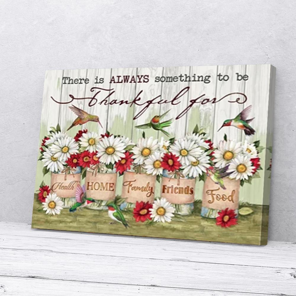 daisy hummingbird canvas prints wall art decor 2517