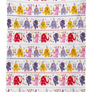 dancing floral elephants 3d printed tablecloth table decor 8988