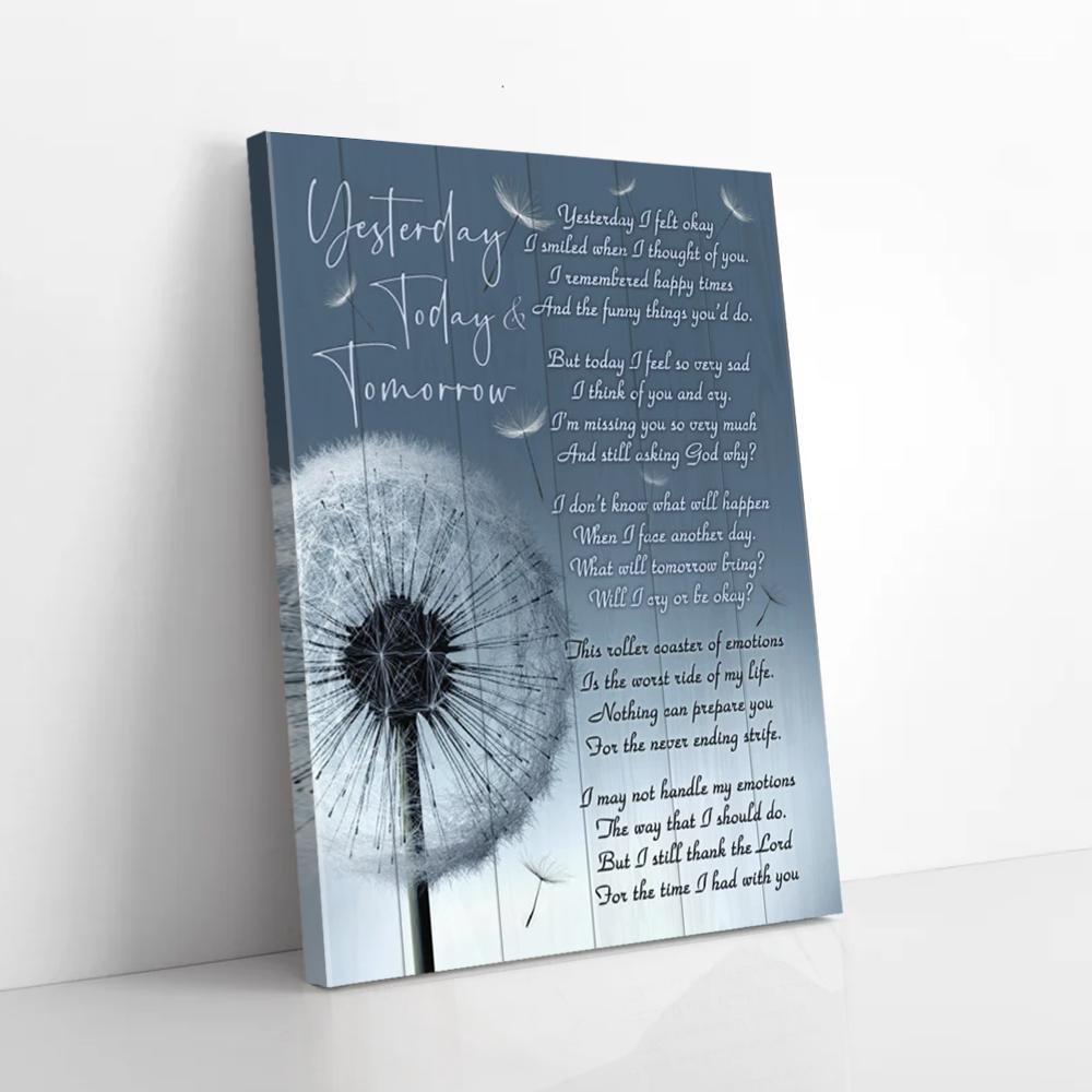 dandelion canvas prints wall art decor 3753