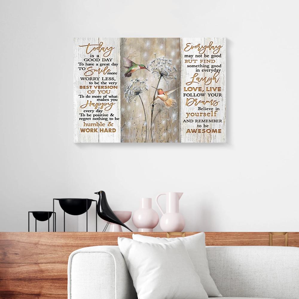 Dandelion Hummingbird Love Canvas Prints - Wall Art Decor dandelion hummingbird love canvas prints wall art decor 5029