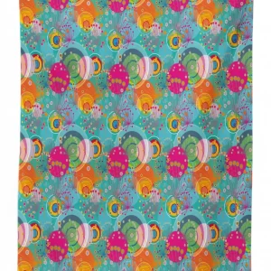 dandelion vibrant spring 3d printed tablecloth table decor 5040