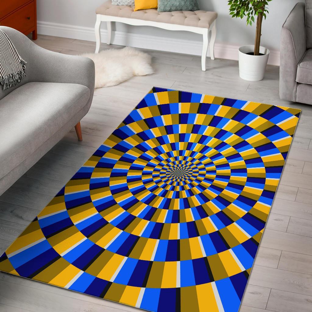 Dartboard Moving Optical Illusion Area Rug Floor Decor dartboard moving optical illusion area rug floor decor 2059