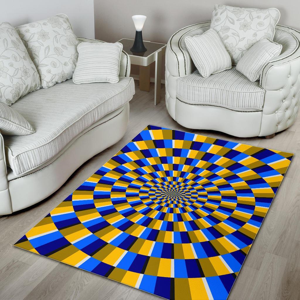 Dartboard Moving Optical Illusion Area Rug Floor Decor dartboard moving optical illusion area rug floor decor 3540