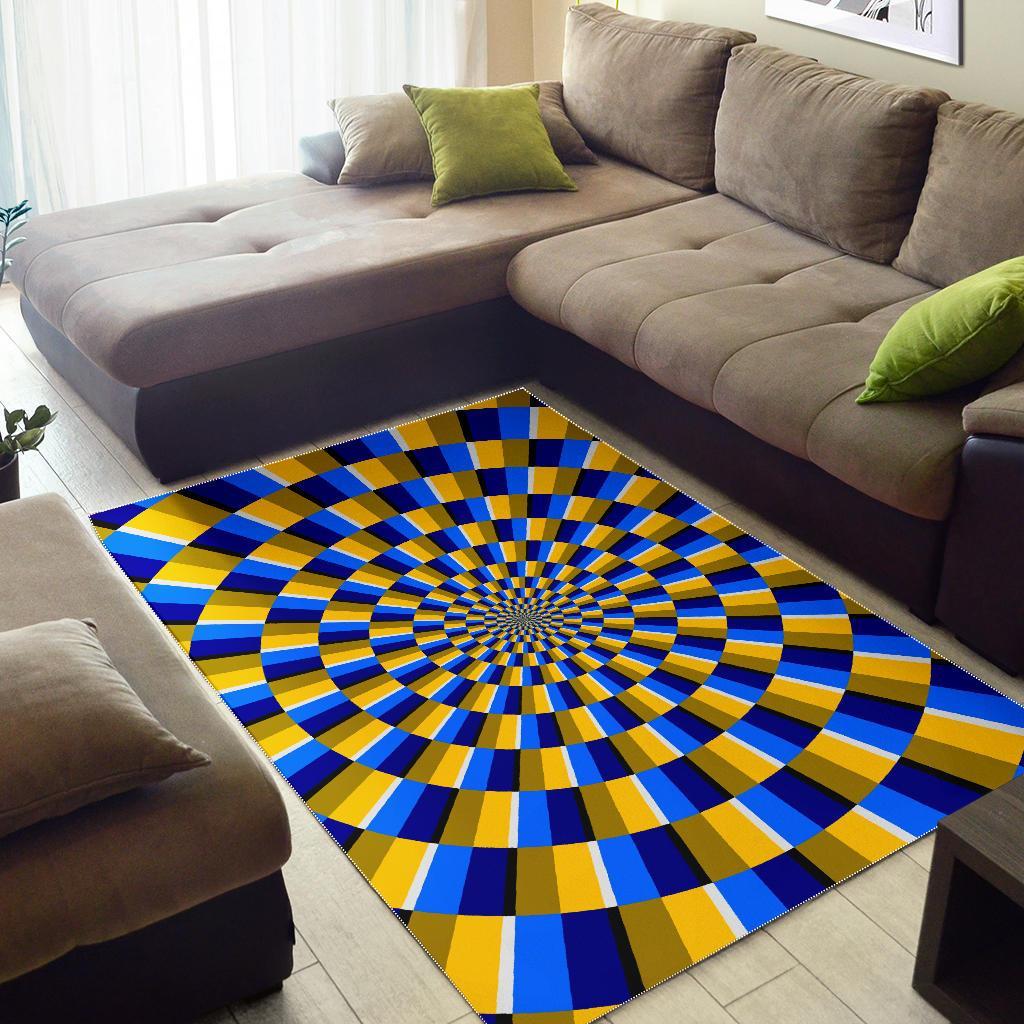 Dartboard Moving Optical Illusion Area Rug Floor Decor dartboard moving optical illusion area rug floor decor 7920