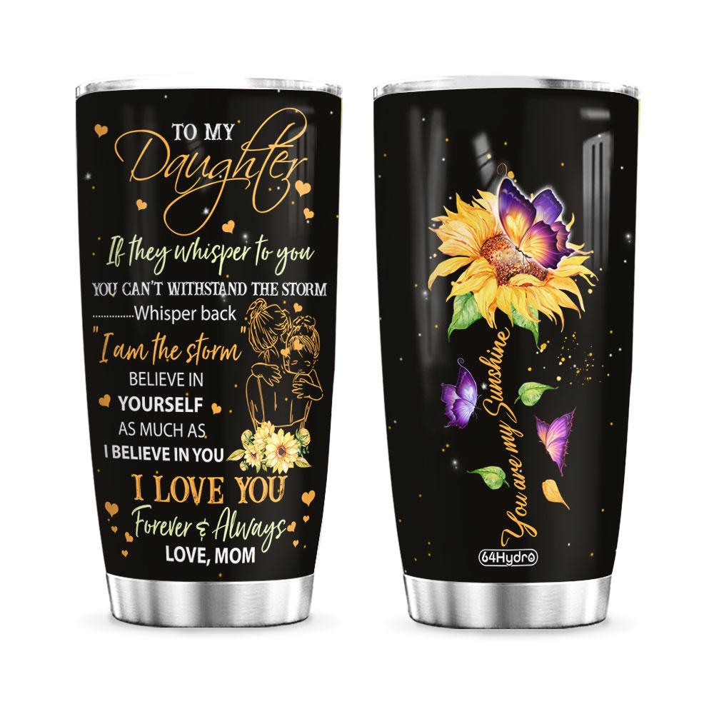 daughter personalized stainless steel tumbler 7651