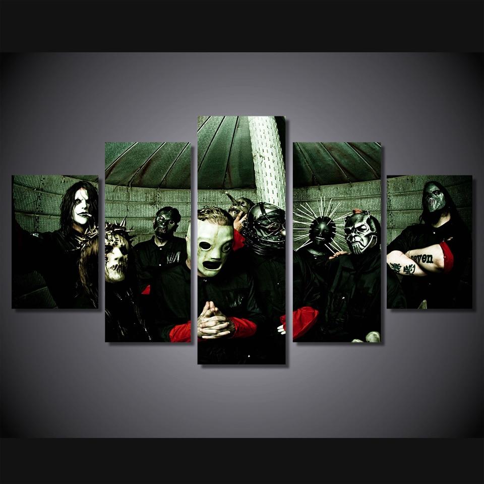 day of the dead face festival 5 panel canvas art wall decor 8871