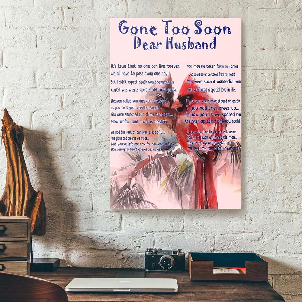 Dear Husband Couple Cardinal Wife Canvas dear husband couple cardinal wife canvas 6274