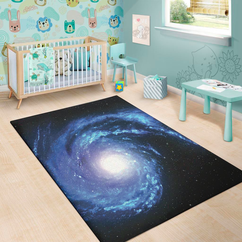 deep space milky way print area rug floor decor 4677