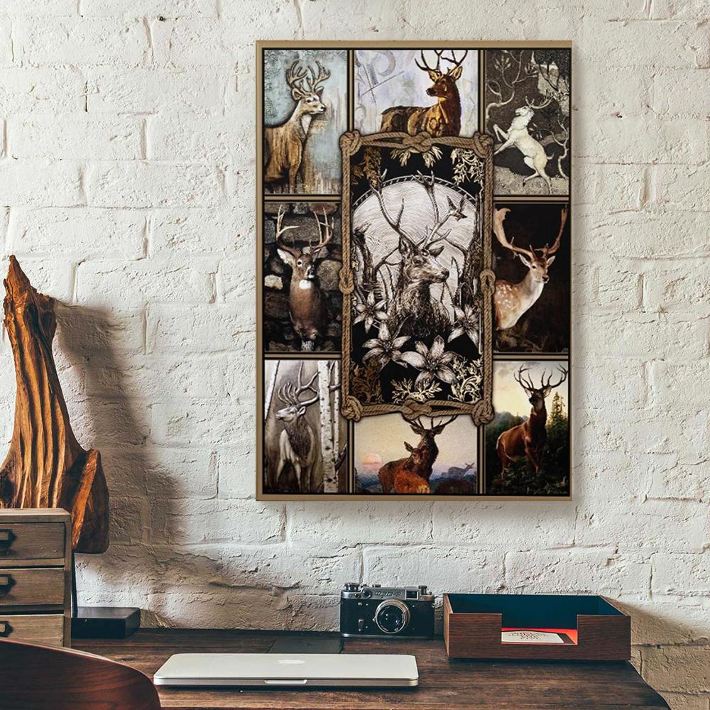 deer hunting canvas prints wall art decor 4232