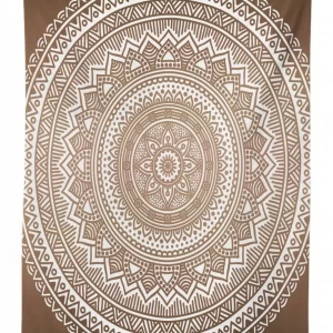 detailed round flower 3d printed tablecloth table decor 2119