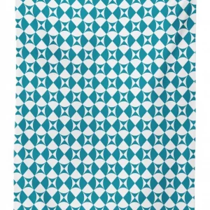 diagonal circles squares 3d printed tablecloth table decor 4473