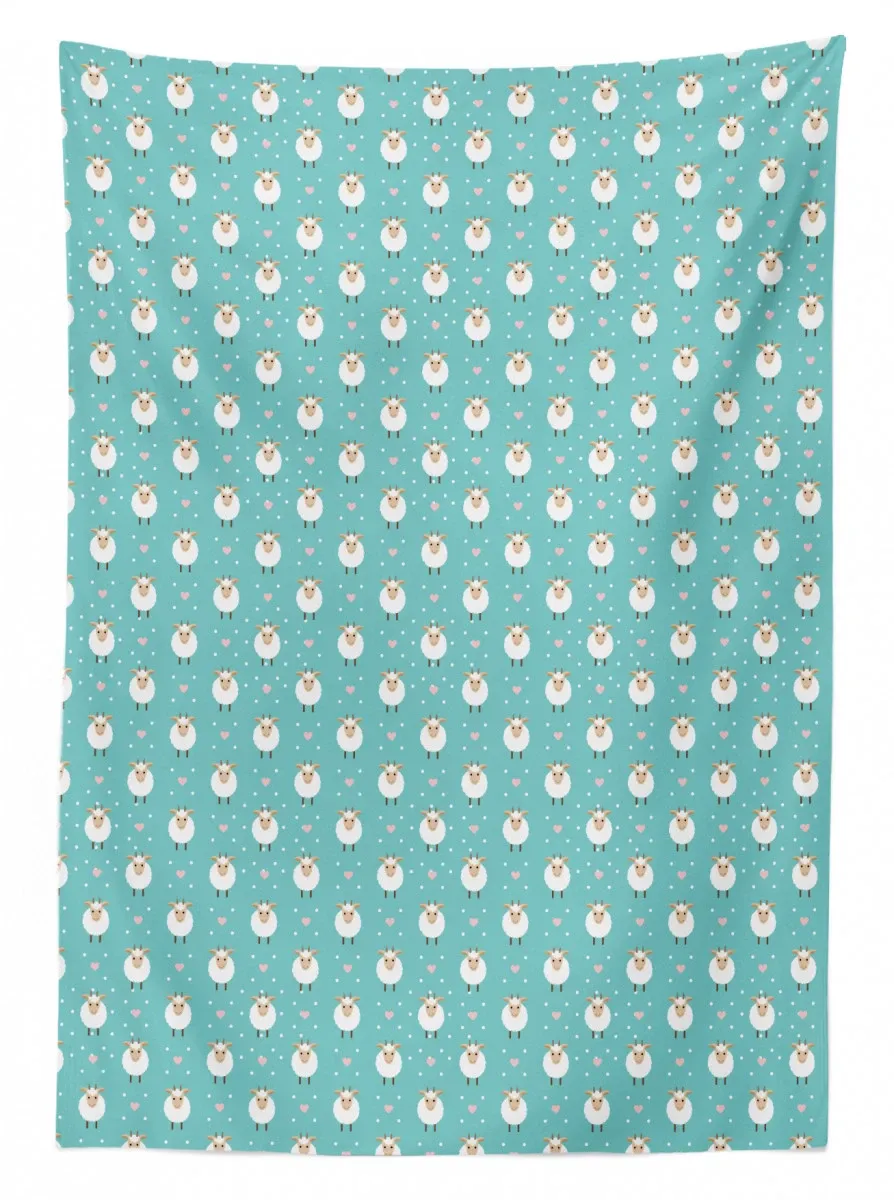 diamond form dots hearts 3d printed tablecloth table decor 4234