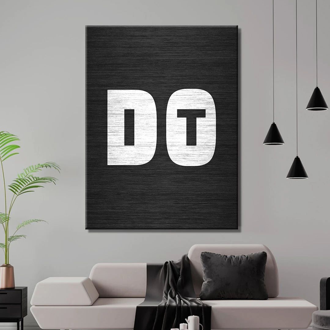 do it motivational positive canvas print wall art decor 6971