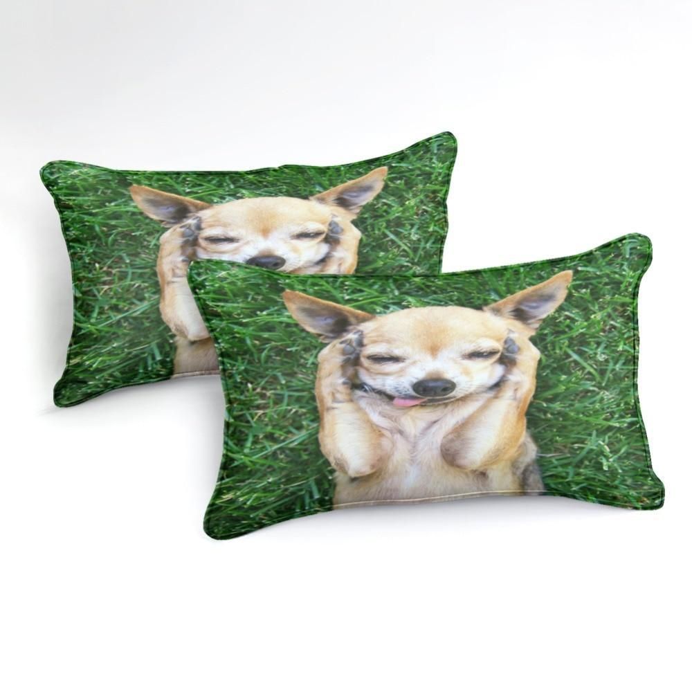 Dog On Grass Duvet Cover Bedding Set dog on grass duvet cover bedding set 8885