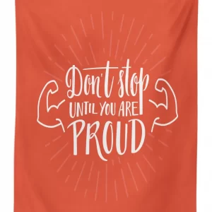 dont stop arms biceps 3d printed tablecloth table decor 4510