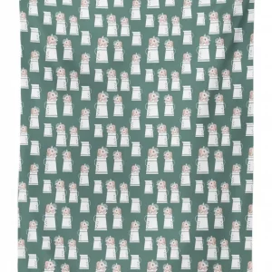 doodle art nature blooms 3d printed tablecloth table decor 3072