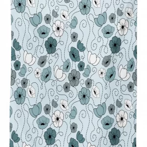 doodle floral botany 3d printed tablecloth table decor 2174