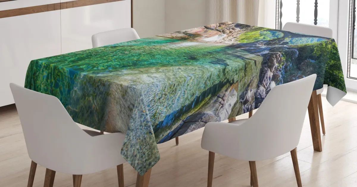 double arched bridge 3d printed tablecloth table decor 3983